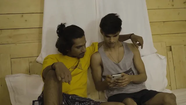 TWO FREINDS FUCKED THEIR SEXY HOT BEST FREIND IN THEIR HOSTEL ROOM HARDCORE THREESOME