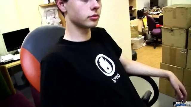 Stroking His Dick on the Job