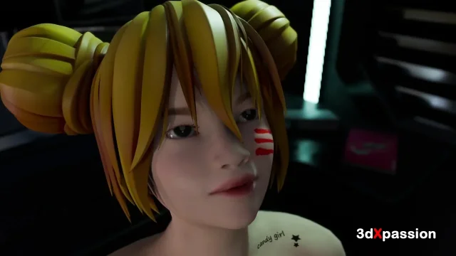 Futa Bonny Enters Wonderland Sector Sexy anime girl gets mouth ass and pussy