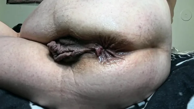 Huge Strawberry Dildo in Thick Ass Deep Anal Riding & Wet Fun