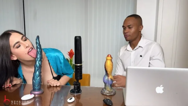 Colombian nymphomaniacs pray to the BBC to give you sex - Brandon Cruz and Alicia Trece