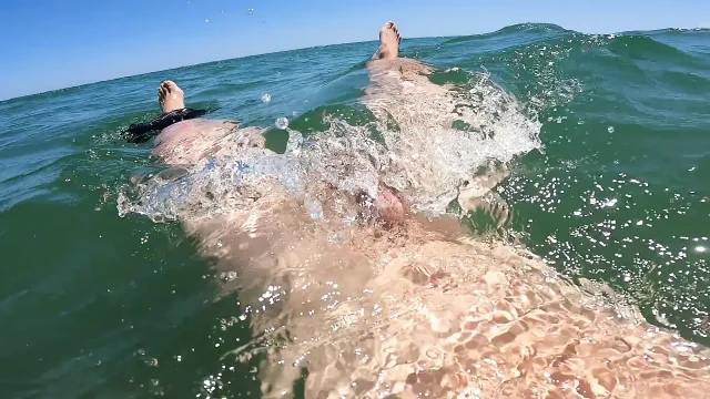 I Cum Just for the Pleasure of Feeling Free Naked on a Public Beach