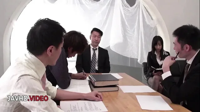 Steamy JAV Encounter With Busty Rina After Her Strenuous Office Day