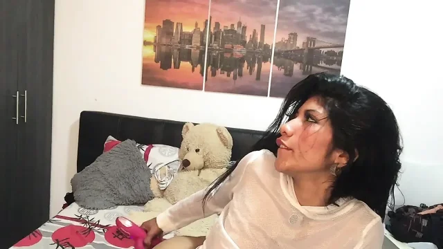 I masturbate the pussy thinking about my lover