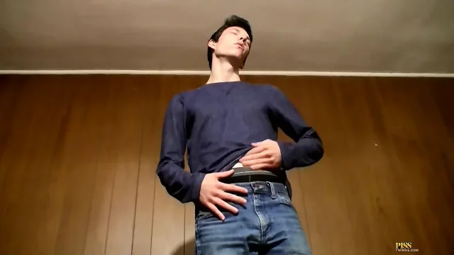 Cooper Fills a Jar with Piss
