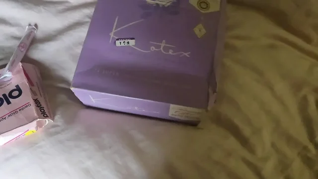 Sexy Lacey Sanitary Belt and Super Kotex