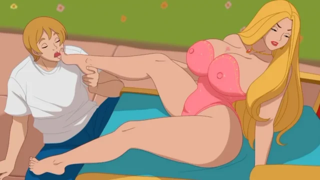 The Secret of the House 38 Licking the Hot Rich Girl's Feet