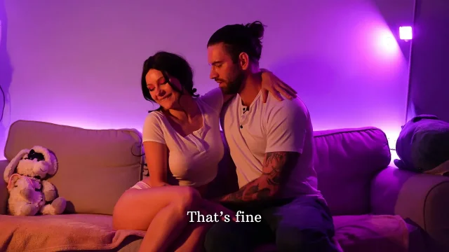 Kinky girl asked to stretch her ass with huge dildo