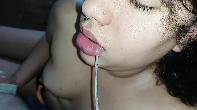 SO FAST AND SO HARD SHE SHAKES HER DELICIOUS GULLET ON THE STALK OF HIS COCK