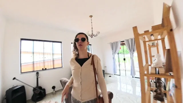 The anal exam of the little blind patient