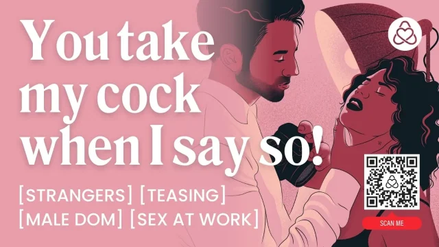 ASMR Audio Porn Male Dom Photographer Fucks His Model at Work – Teasing & Public