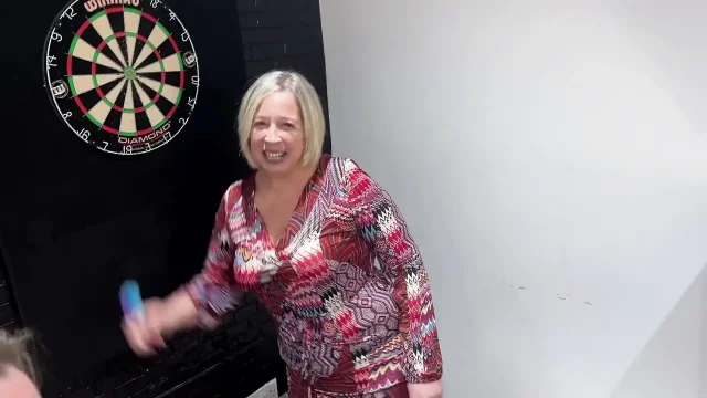 Strip Darts Fuck Threesome