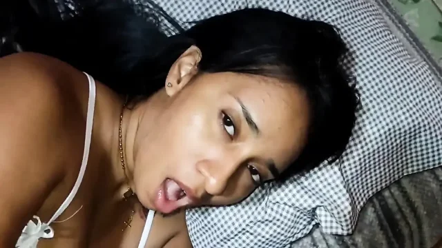started moaning really loud so my roommate would hear and be curious