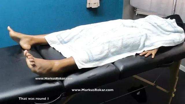 Sexy Black gets Pussy Oiled Massage - Fingering Fuck Orgasm