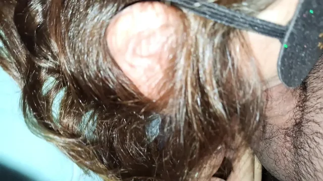 Getting my dick sucked and my hot thick cum swallowed by masked stranger