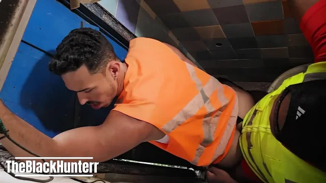 Two Employees Making Out in the Bathroom