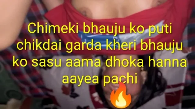 Chimeki bhauju ko puti bata pani nikaldai with audio