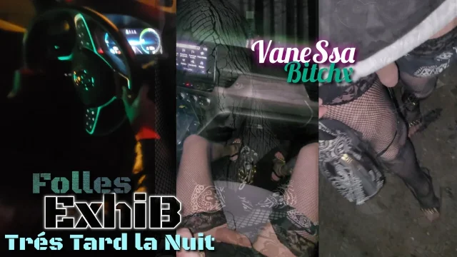2 crazy womengo to show off in the forest of Sénart very late at night ETIOLLES
