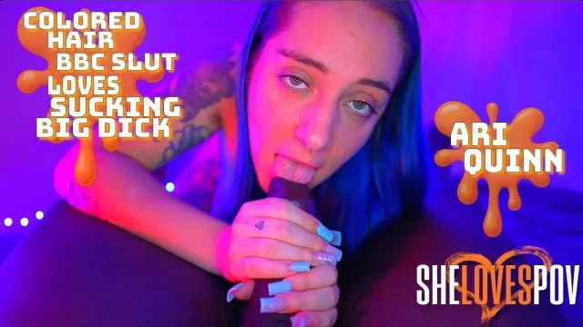 Semaj Media Tattooed Babe Ari Quinn Loved Slapping & Sucking My Dick Until I Cum