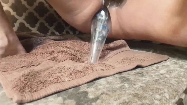 Destroyed my ass A bottle ruined my ass