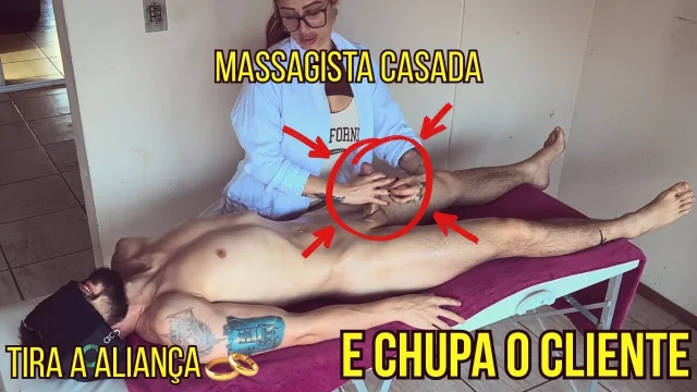 Married Masseuse Takes Off Ring for Hot Blowjob on Client Happy Ending Teaser