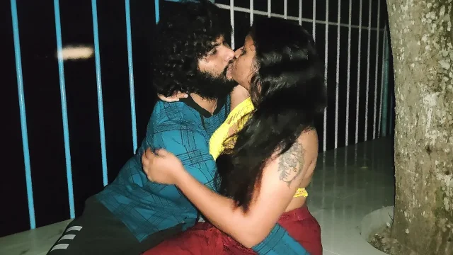 Outdoor sex near river in night Mallu couple romantic fuck near river in night