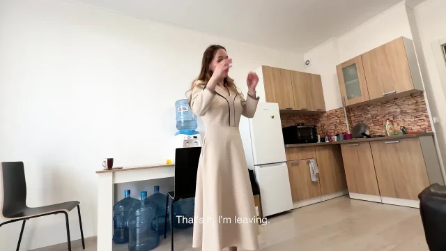 Stepmother Couldn't Go for a Walk Without Panties Had to Fuck with Stepson