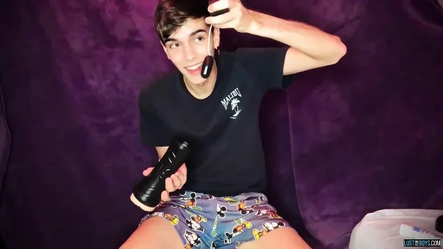 Hung young henry fucks toy