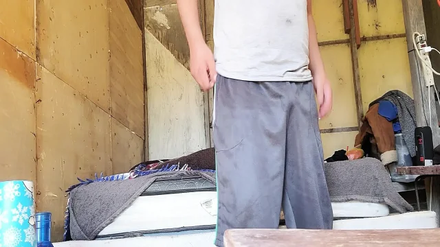 Pulling the penis