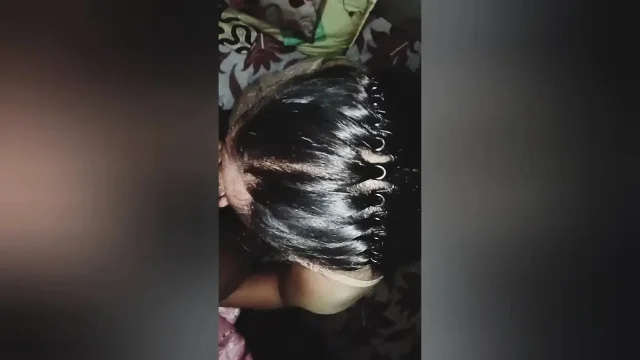 A nude girlfriend fucked his boyfriend when his home alone