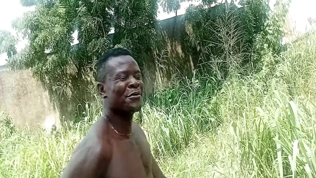 Wife and Husband Fucking in the Bush When Farming