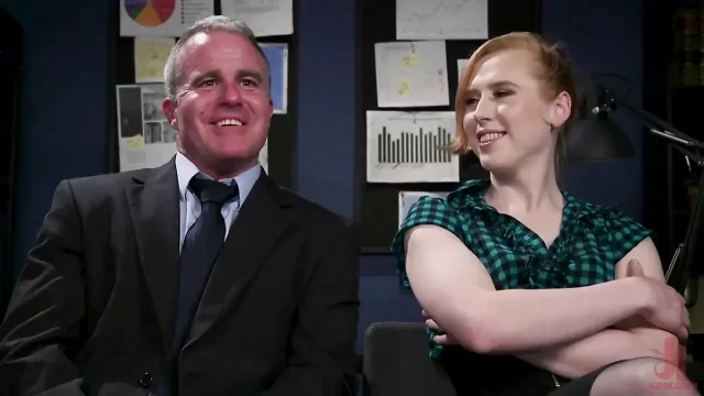 Getting Ahead Shiri Allwood Owns Her Boss Dale Savage with Her Cock