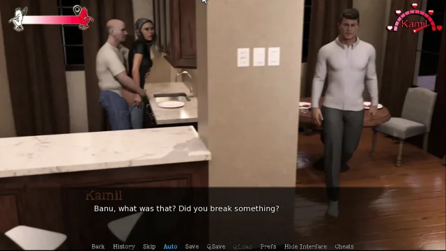 Life in Middle East 19 Banu Almost Got Caught Fucking Another Man in the Kitchen