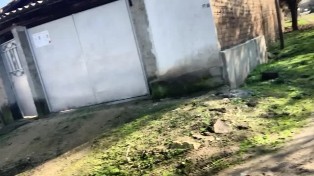 Walking naked at sunny day