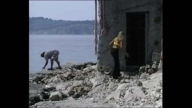 A Young Horny Is Satisfied to Have Sex to a Boatman with a Hard Cock