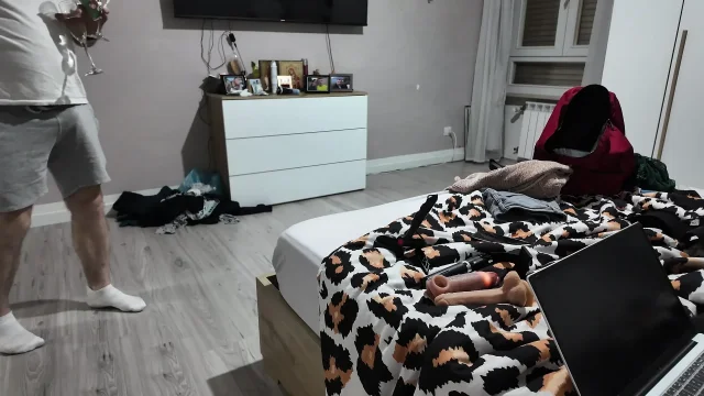 My stepmom is cheating on her husband with me he almost caught us having sex