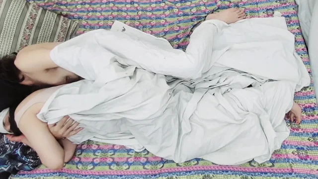 Desi Pornstar Couple Making Love on Bed