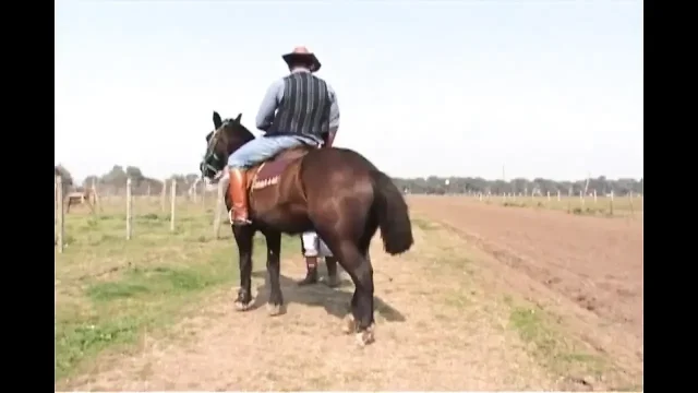 Cowboys fuck guy in threesome