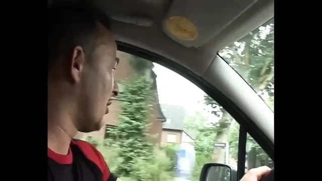 Redhead MILF with glasses loves car sex