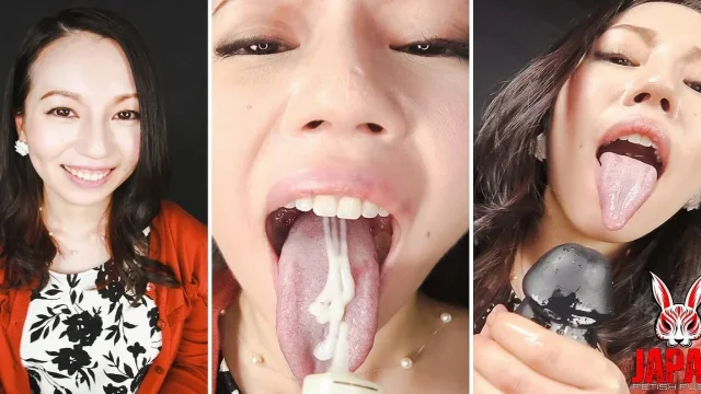 Rei Tokunaga a Sensual Exploration of Tongue Saliva Fetishism