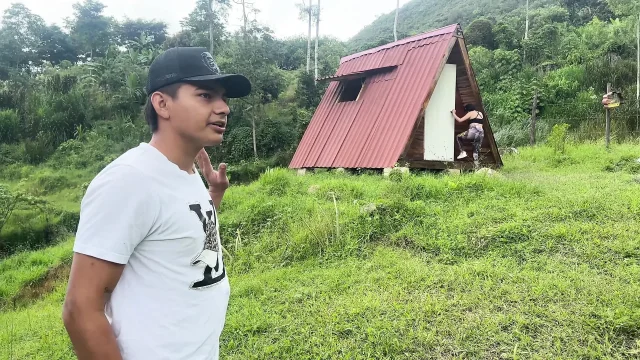 Arrive on Vacation at Campsite and See Girl with Nice Ass Next Door and End up Shoving My Penis Into Her