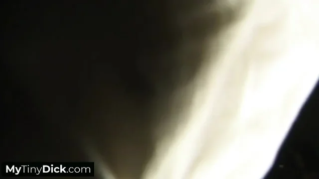 A black beauty meets a tiny cock loser for the first time