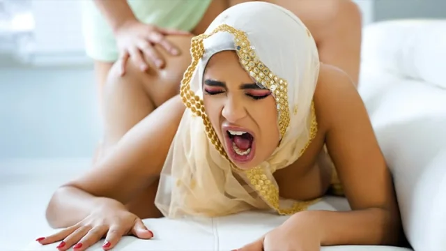 Big Titted Muslim Babe Rides Her Husband's Big Cock Until He Decides to Stay With Her
