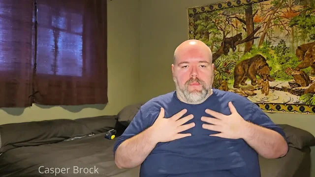 Thick Bear Inserts Butt Plug Then Blasts Thick Cum