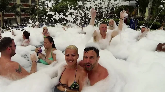 Just married couple enjoys in their honeymoon with a bunch of sex fun - 3 scenes in 1