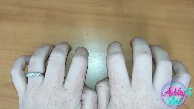 Ashley Ace Fingernail Tapping