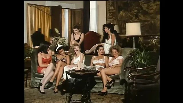 Hard vintage orgy for nasty sluts
