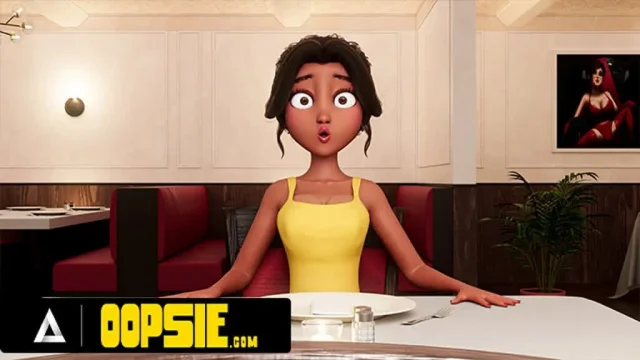 OOPSIE - Waitress Gets Mouth And Ass Filled With Cum During Service 3D CARTOON PORN