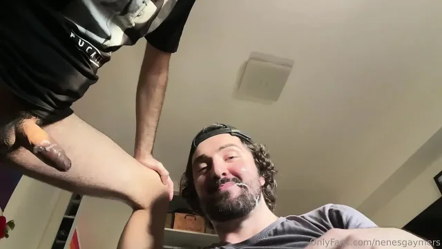 explosive cum on my friend face