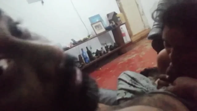 Father in Law's Gigantic Dick Hangs Out Under His Sarom for Step Daughter